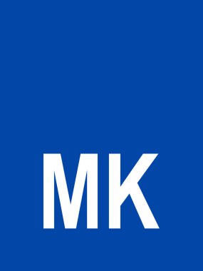 Avrupa Dışı Plaka Standart Biçimli Kuzey Makedonya Uluslararası Ülke Kanunu