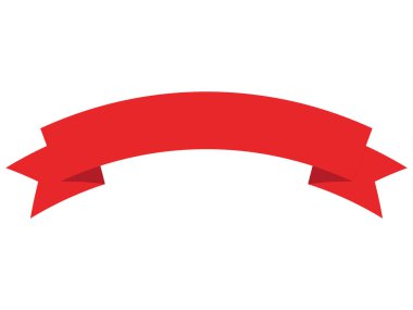 Kırmızı Dekoratif Tatil Sancağının Vektör ResmiComment