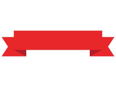 Kırmızı Dekoratif Tatil Sancağının Vektör ResmiComment