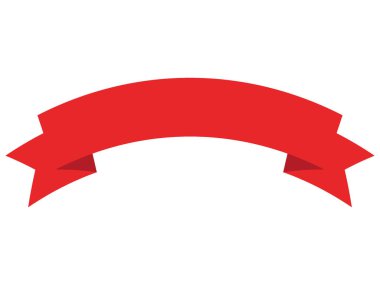 Kırmızı Dekoratif Tatil Sancağının Vektör ResmiComment