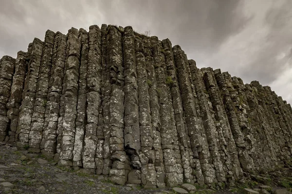 Basaltkolonner Vid Giants Causeway Nordirland — Stockfoto