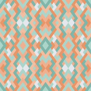 Vektörde soyut, pürüzsüz desen. Basit geometrik dokular. Kırmızı ve yeşil renkli arkaplan