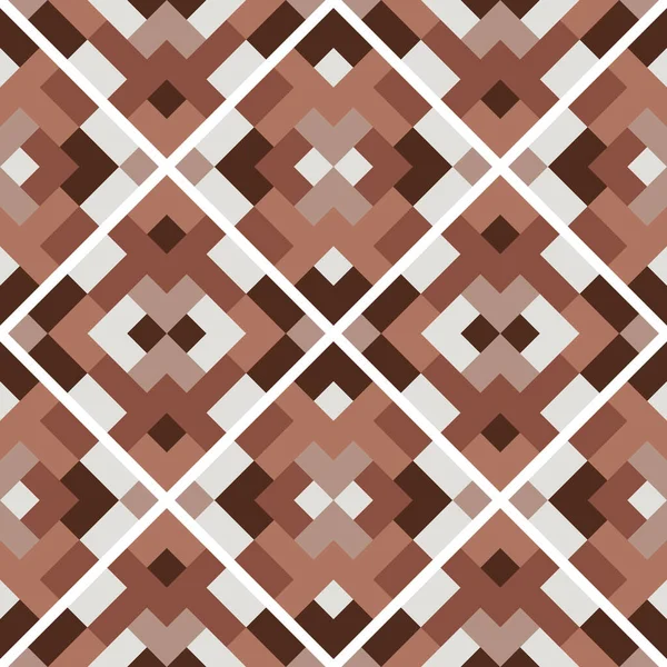 Vektörde soyut, pürüzsüz desen. Basit geometrik dokular. Kahverengi ve gri renkli arkaplan