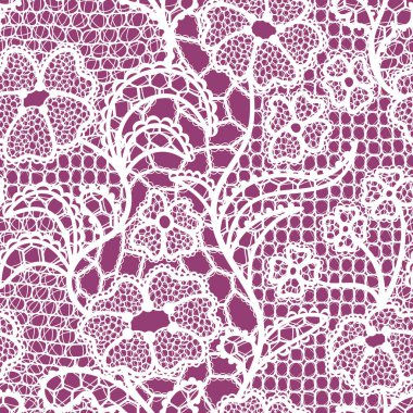 Çiçekli Dantel seamless modeli