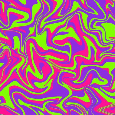 Sıvı parlak trendy seamless modeli. Vektör çizim