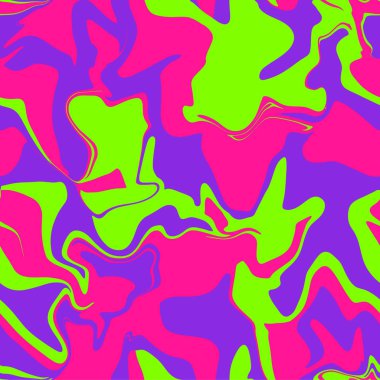 Sıvı parlak trendy seamless modeli. Vektör çizim