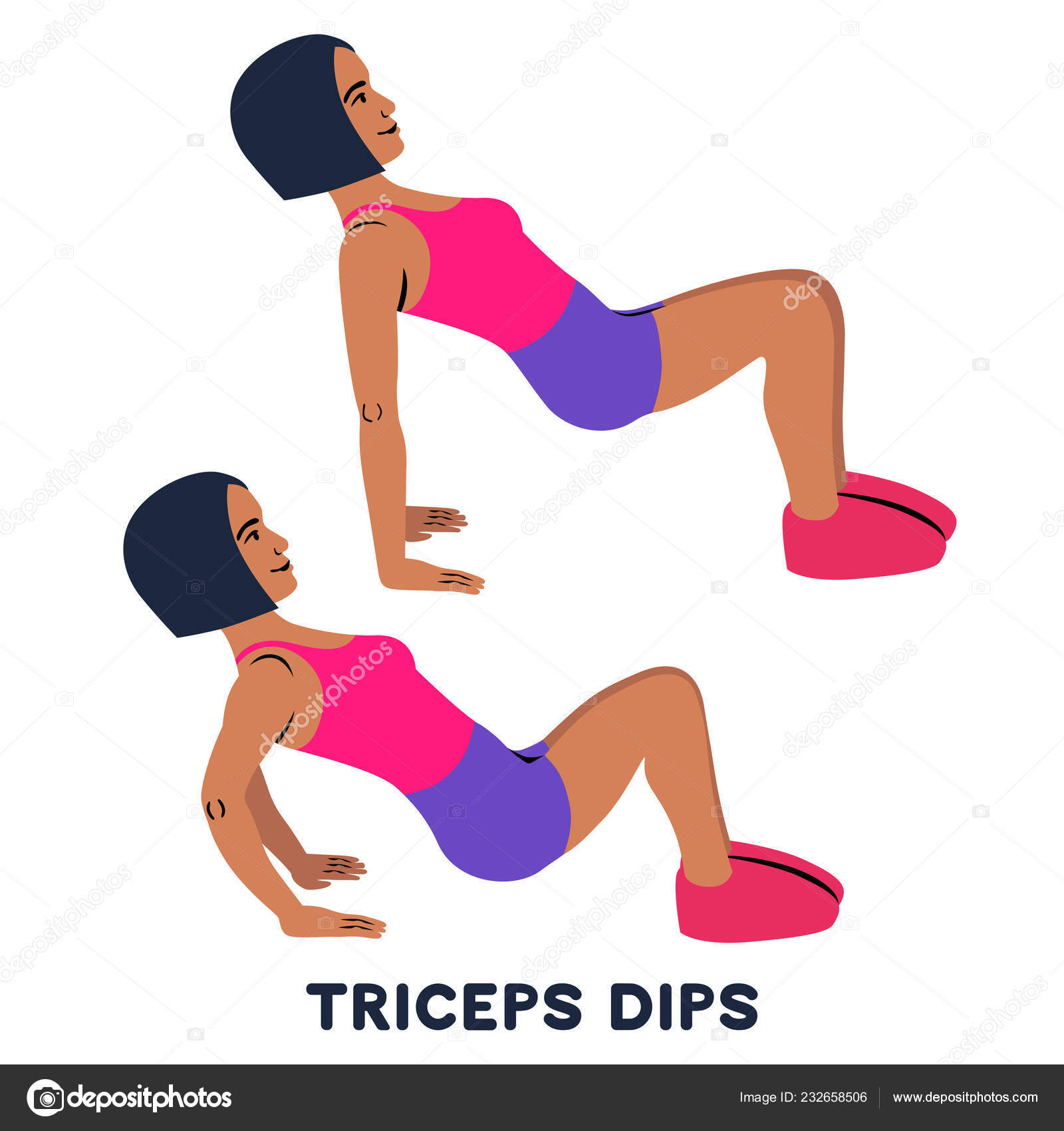 Crab Walk Crab Dips Workout Triceps Dips Sport Exersice