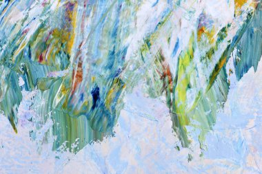 Soyut atristic petrol arka plan. Tuval üzerine yağlar.