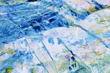 Soyut atristic petrol arka plan. Tuval üzerine yağlar.