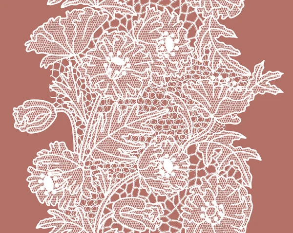 Lacy vintage trim. — Stockvector