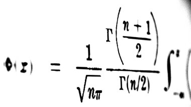 Sayıda beyaz bir arka plan üzerinde matematiksel formül