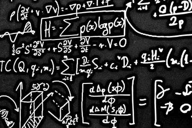 Sayıda beyaz bir arka planda Hdr matematiksel formül