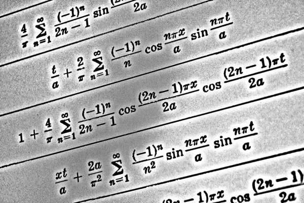 Sayıda Beyaz Bir Arka Planda Hdr Matematiksel Formül — Stok fotoğraf