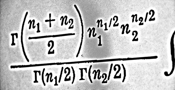 Gran Número Fórmulas Matemáticas Sobre Fondo Blanco Hdr —  Fotos de Stock