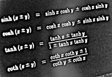 Sayıda siyah bir arka plan Hdr matematiksel formül