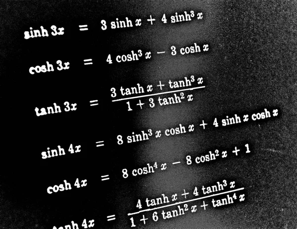 Large Number Mathematical Formulas Black Background Hdr — Stock Photo, Image