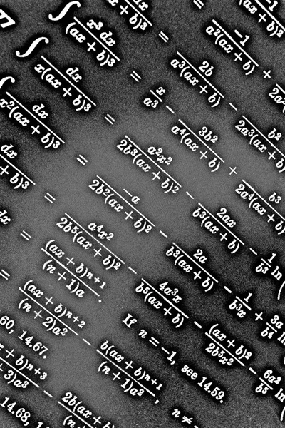 Sayıda siyah bir arka plan Hdr matematiksel formül