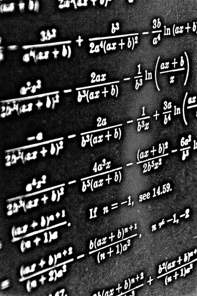 Sayıda siyah bir arka plan Hdr matematiksel formül