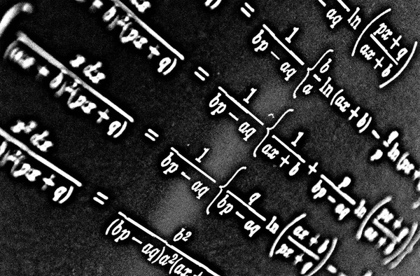 Sayıda siyah bir arka plan Hdr matematiksel formül