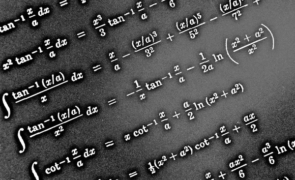 Sayıda siyah bir arka plan Hdr matematiksel formül