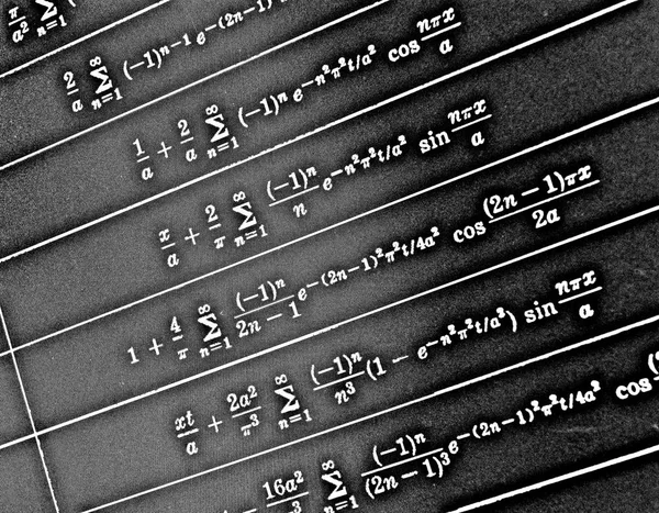 Sayıda siyah bir arka plan Hdr matematiksel formül