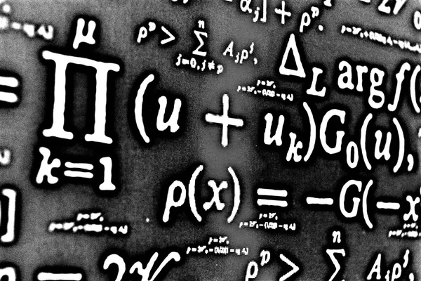 Sayıda siyah bir arka plan Hdr matematiksel formül