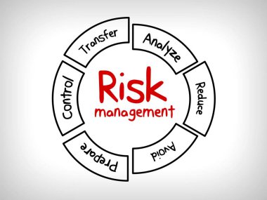 risk yönetimi stratejileri - yoksay, kabul, önlemek, azaltmak, aktarmak ve yararlanma 