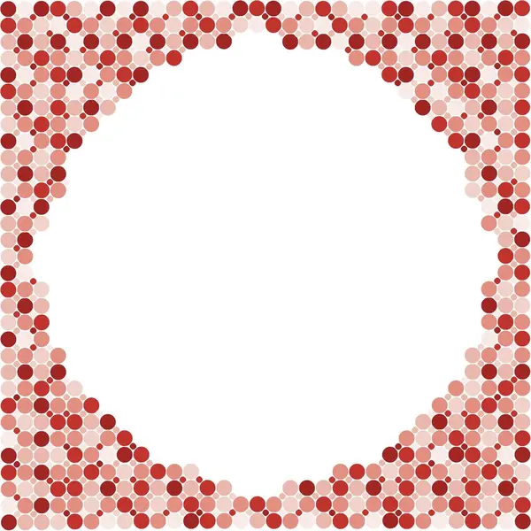 Vermelho Moderno Círculo Geométrico Fundo Abstrato Modelo Textura Pontilhada Padrão — Fotografia de Stock