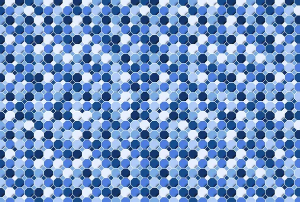 Mavi Modern Geometrik Sekizgen Kare Arka Plan Yenilik Konsept Tasarımı — Stok fotoğraf