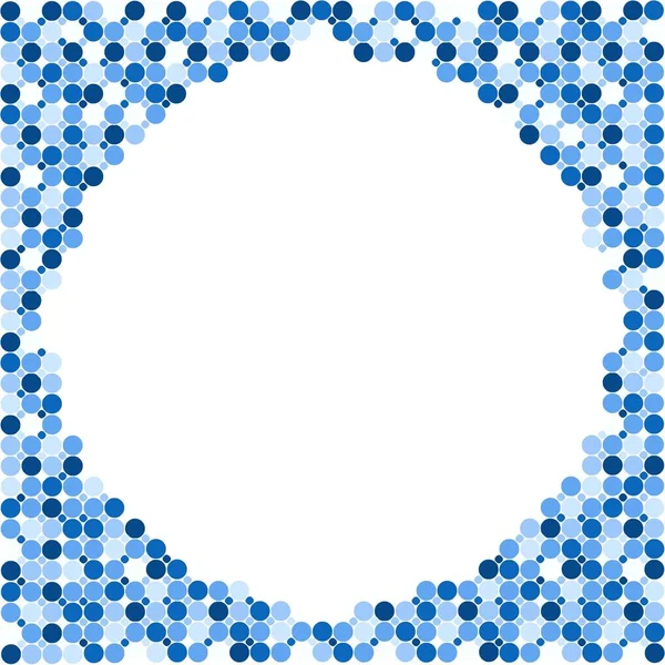 ブルーのモダンな幾何学的な円の抽象的な背景 ドット テクスチャ テンプレート 幾何学模様 — ストック写真