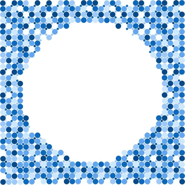 Blue Modern Geometrical Circle Abstract Background Dotted Texture Template Geometric — Stock Photo, Image