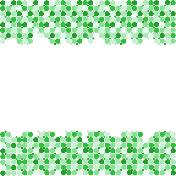 Grön Moderna Geometriska Cirkel Abstrakt Bakgrund Prickade Textur Mall Geometriska — Stockfoto