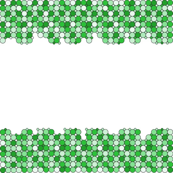 Zelený Kruh Geometrické Moderní Abstraktní Pozadí Tečkovaný Textury Šablona Geometrický — Stock fotografie