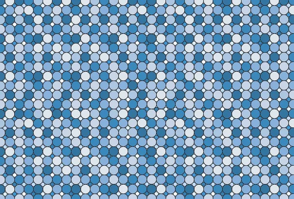 Modrý Kruh Geometrické Moderní Abstraktní Pozadí Tečkovaný Textury Šablona Geometrický — Stock fotografie