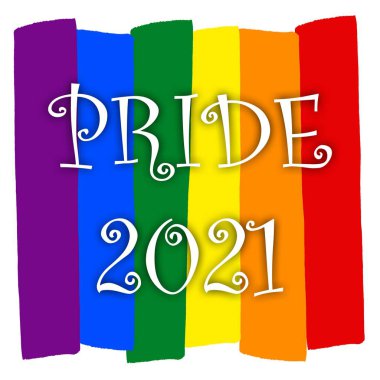 Gökkuşağı eşcinsel gurur bayrağı, cinsel azınlıkların, eşcinseller ve Lezbiyenler, gurur 2021 sembolü
