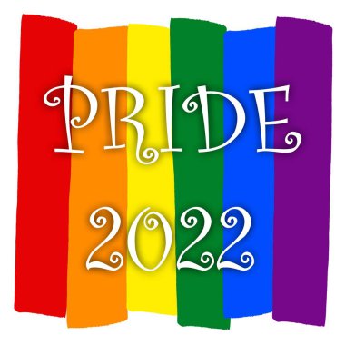 Gökkuşağı eşcinsel gurur bayrağı, cinsel azınlıkların, eşcinseller ve Lezbiyenler, gurur 2022 sembolü