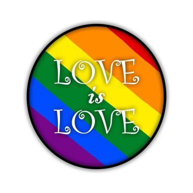 Gökkuşağı eşcinsel gurur bayrak daire, cinsel azınlıkların, eşcinseller ve Lezbiyenler, sembolü aşk aşık