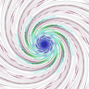 Soyut simetrik fraktal kasırga sarmal gökada, dijital sanat yaratıcı grafik tasarım için. Oluşturulan bilgisayar grafikleri.
