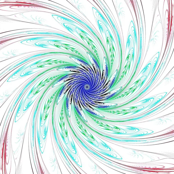 Galaktyka Spiralna Abstrakcja Fraktal Symetryczne Tornado Cyfrowe Grafiki Dla Kreatywne — Zdjęcie stockowe