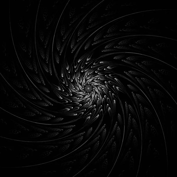 Resumen Galaxia Espiral Fractal Tornado Simétrica Obra Arte Digital Para —  Fotos de Stock