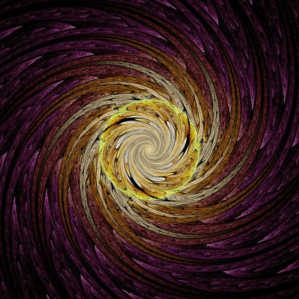 Abstract Galáxia Espiral Tornado Fractal Simétrica Obra Arte Digital Para — Fotografia de Stock