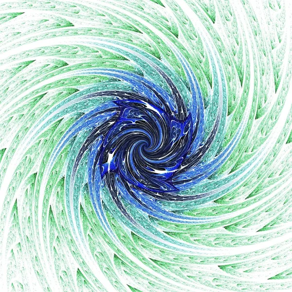 Αφηρημένη Συμμετρική Fractal Tornado Σπειροειδής Γαλαξίας Ψηφιακά Έργα Τέχνης Για — Φωτογραφία Αρχείου