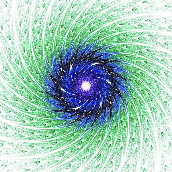 Galaktyka Spiralna Abstrakcja Fraktal Symetryczne Tornado Cyfrowe Grafiki Dla Kreatywne — Zdjęcie stockowe