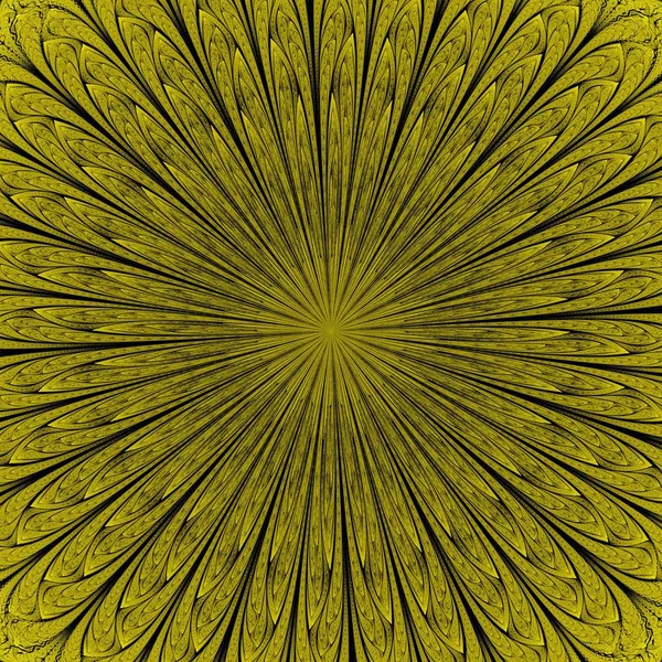 Belo Efeito Zoom Fractal Simétrico Raios Luz Versicolor Arte Digital — Fotografia de Stock
