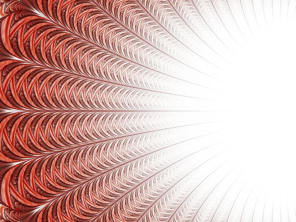 Symmetrische Fractal Kleurovergang Patroon Achtergrond Rood Digital Artwork Voor Creatieve — Stockfoto