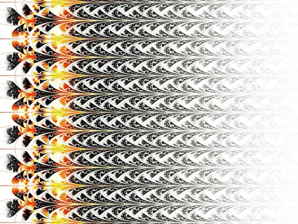 Symmetrische Fractal Kleurovergang Patroon Achtergrond Digitale Kunst Voor Creatieve Afbeelding — Stockfoto