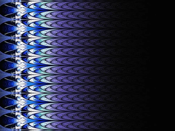 Symmetrical Fractal Gradient Pattern Background Digital Artwork Creative Graphic — Stock Photo, Image