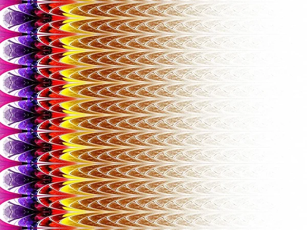Symmetrische Fraktale Verlaufsmuster Hintergrund Rot Digitale Grafik Für Kreative Grafik — Stockfoto