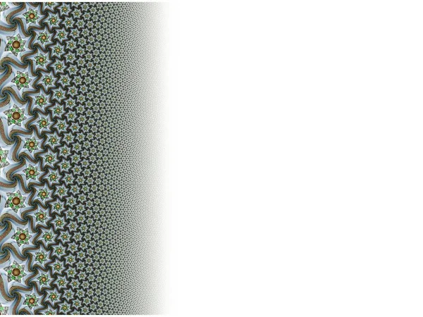Symmetriska Fractal Gradient Mönster Bakgrund Digitala Konstverk För Kreativa Grafik — Stockfoto