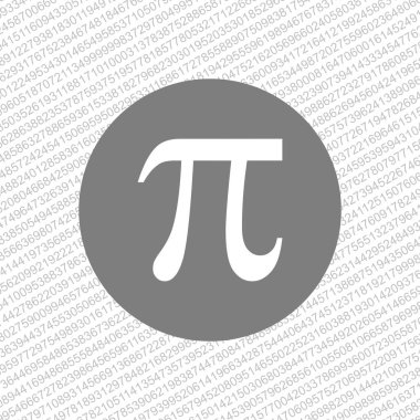 Pi sembol matematiksel sabit irrasyonel sayı daire, Yunanca harf, arka plan
